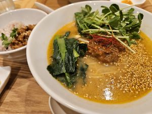 White sesame at T's Tantan - Tokyo JR Station in Tokyo