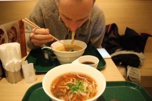 ramen at T's Tantan - Tokyo JR Station in Tokyo