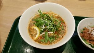 Spicy sesame at T's Tantan - Tokyo JR Station in Tokyo