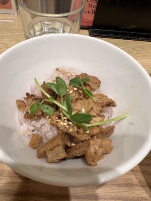 Char siu rice side  at T's Tantan - Tokyo JR Station in Tokyo