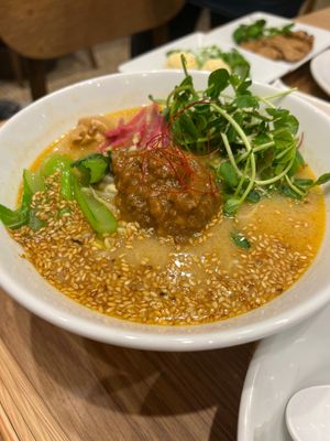 White sesame tantan   at T's Tantan - Tokyo JR Station in Tokyo