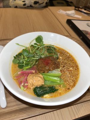 Golden sesame Tantan   at T's Tantan - Tokyo JR Station in Tokyo