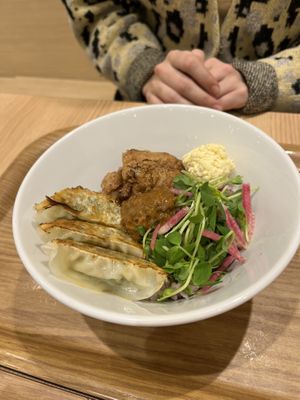 Rice bowl   at T's Tantan - Tokyo JR Station in Tokyo
