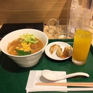 Tan Tan ramen! at T's Tantan - Tokyo JR Station in Tokyo