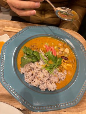 Curry  at T's Tantan - Tokyo JR Station in Tokyo