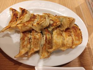 Gyoza at T's Tantan - Tokyo JR Station in Tokyo