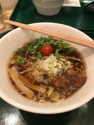 Vegan ramen at T's Tantan - Tokyo JR Station in Tokyo