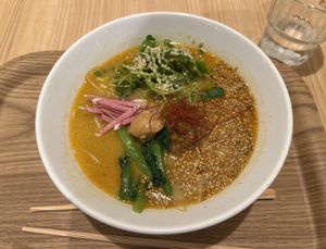 Golden Sesame Ramen - 8/10  at T's Tantan - Tokyo JR Station in Tokyo