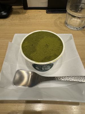Vegan matcha ice cream 🤤.  at T's Tantan - Tokyo JR Station in Tokyo