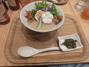 Sakura Ramen at T's Tantan - Tokyo JR Station in Tokyo