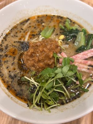 Black Sesame tantan   at T's Tantan - Tokyo JR Station in Tokyo