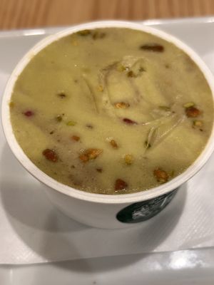 Pistachio ice cream   at T's Tantan - Tokyo JR Station in Tokyo