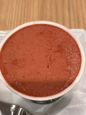 Strawberry sorbet   at T's Tantan - Tokyo JR Station in Tokyo
