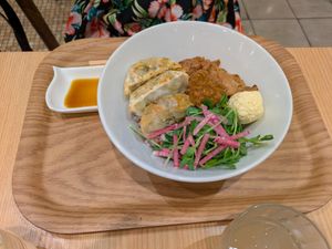 Rice biwl at T's Tantan - Tokyo JR Station in Tokyo