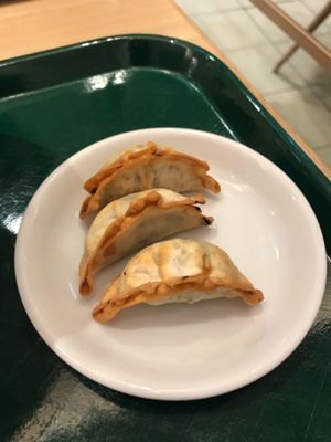 Dumplings  at T's Tantan - Tokyo JR Station in Tokyo