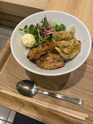 Rice bowl 😍  at T's Tantan - Tokyo JR Station in Tokyo