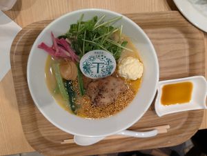 Golden sesame tantan men special  at T's Tantan - Tokyo JR Station in Tokyo