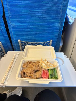 Bento box  at T's Tantan - Tokyo JR Station in Tokyo