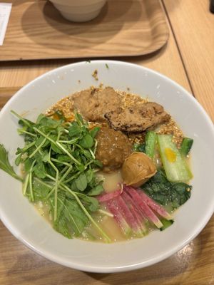 Golden sesame tantanmen  at T's Tantan - Tokyo JR Station in Tokyo