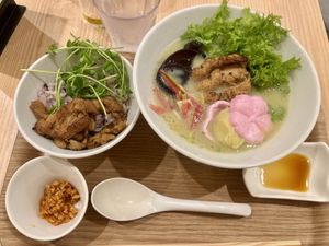 Springtime special  at T's Tantan - Tokyo JR Station in Tokyo