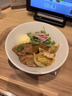 tantan rice bowl  at T's Tantan - Tokyo JR Station in Tokyo
