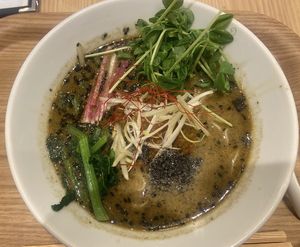 Extremely delicious 🍜🌱  at T's Tantan - Tokyo JR Station in Tokyo