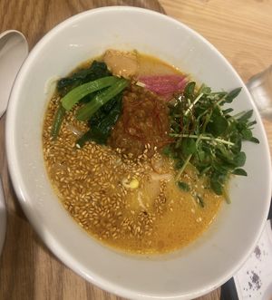 Sooo tasty 🍜🌱  at T's Tantan - Tokyo JR Station in Tokyo