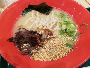 Tonkotsu ramen at T's Tantan - Tokyo JR Station in Tokyo