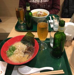 Golden Sesame (top) and Miso (bottom) at T's Tantan - Tokyo JR Station in Tokyo
