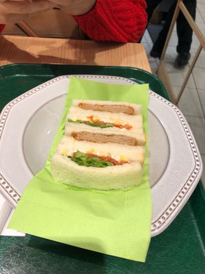 Katsu Sando  at T's Tantan - Tokyo JR Station in Tokyo