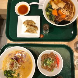 Golden sesame ramen  at T's Tantan - Tokyo JR Station in Tokyo
