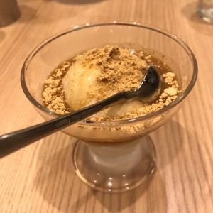 Soy ice cream at T's Tantan - Tokyo JR Station in Tokyo