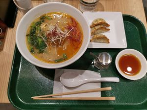 Definitely add the Gyoza they were amazing at T's Tantan - Tokyo JR Station in Tokyo