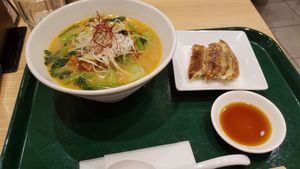 mabo dofu ramen at T's Tantan - Tokyo JR Station in Tokyo