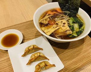 Shouyu Ramen Set at T's Tantan - Tokyo JR Station in Tokyo
