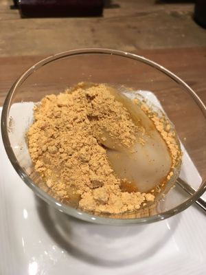 soy pudding at T's Tantan - Tokyo JR Station in Tokyo