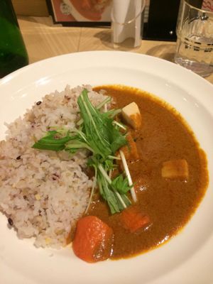 Massaman curry at T's Tantan - Tokyo JR Station in Tokyo