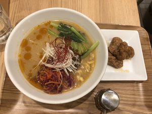 Ramen at T's Tantan - Tokyo JR Station in Tokyo
