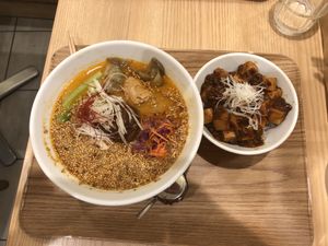 Ramen and curry at T's Tantan - Tokyo JR Station in Tokyo