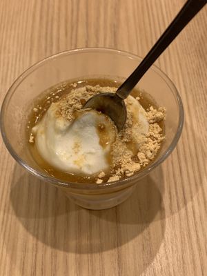 soy icecream at T's Tantan - Tokyo JR Station in Tokyo