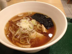 vegan ramen at T's Tantan - Tokyo JR Station in Tokyo