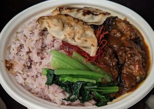 麻婆茄子弁当 at T's Tantan - Tokyo JR Station in Tokyo