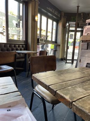 inside the shop  at Chip Shop in South West London