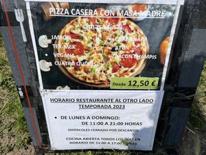 Horarios  at Al Otro Lado  in Liencres