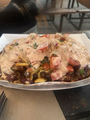 Frito pie at Arlo's Food Truck - Cheerup Charlie's in Austin