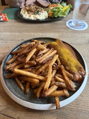 Vegan Currywurst  at Brüderla in Bamberg