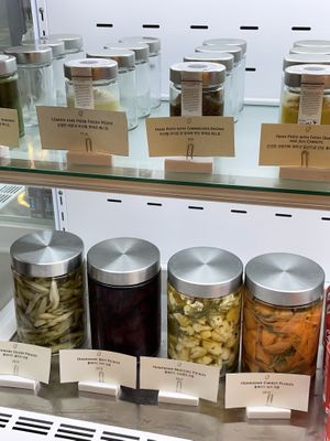 Pickles and spreads  at Lazy Farmers in Seoul