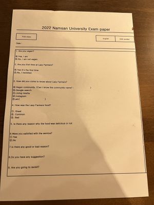   at Lazy Farmers in Seoul