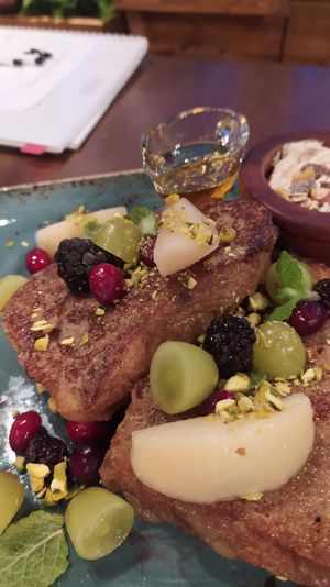 French toast at Lazy Farmers in Seoul