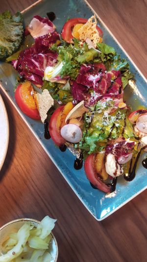 Caprese salad - not great at Lazy Farmers in Seoul